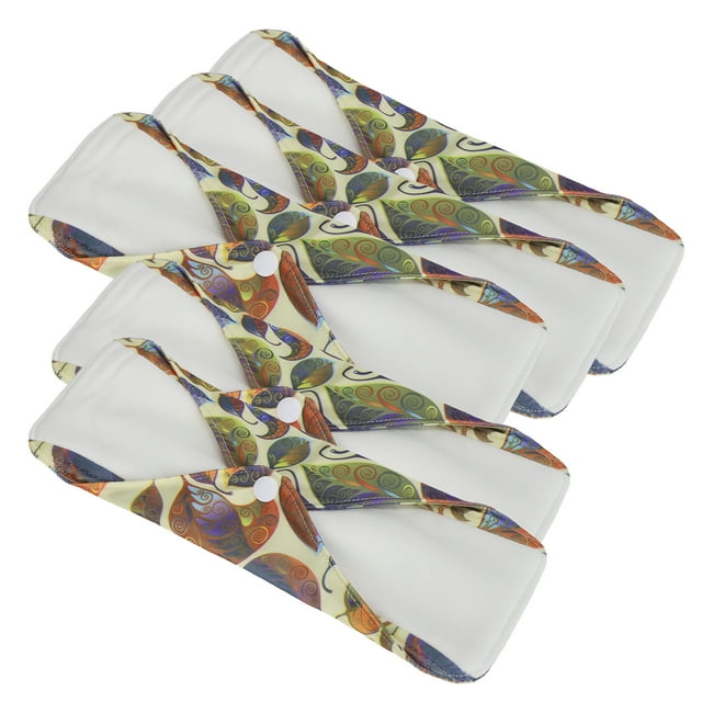 Serviettes Menstruelles Lavables, Serviette Hygiénique Réutilisable Confortable et Respirante pour Femmes pour la Période Menstruelle