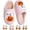 Pink Pumpkin, variant on CLOUJI Cute Fuzzy House Halloween Print Slippers for Women Non- Memory Foam Shoes