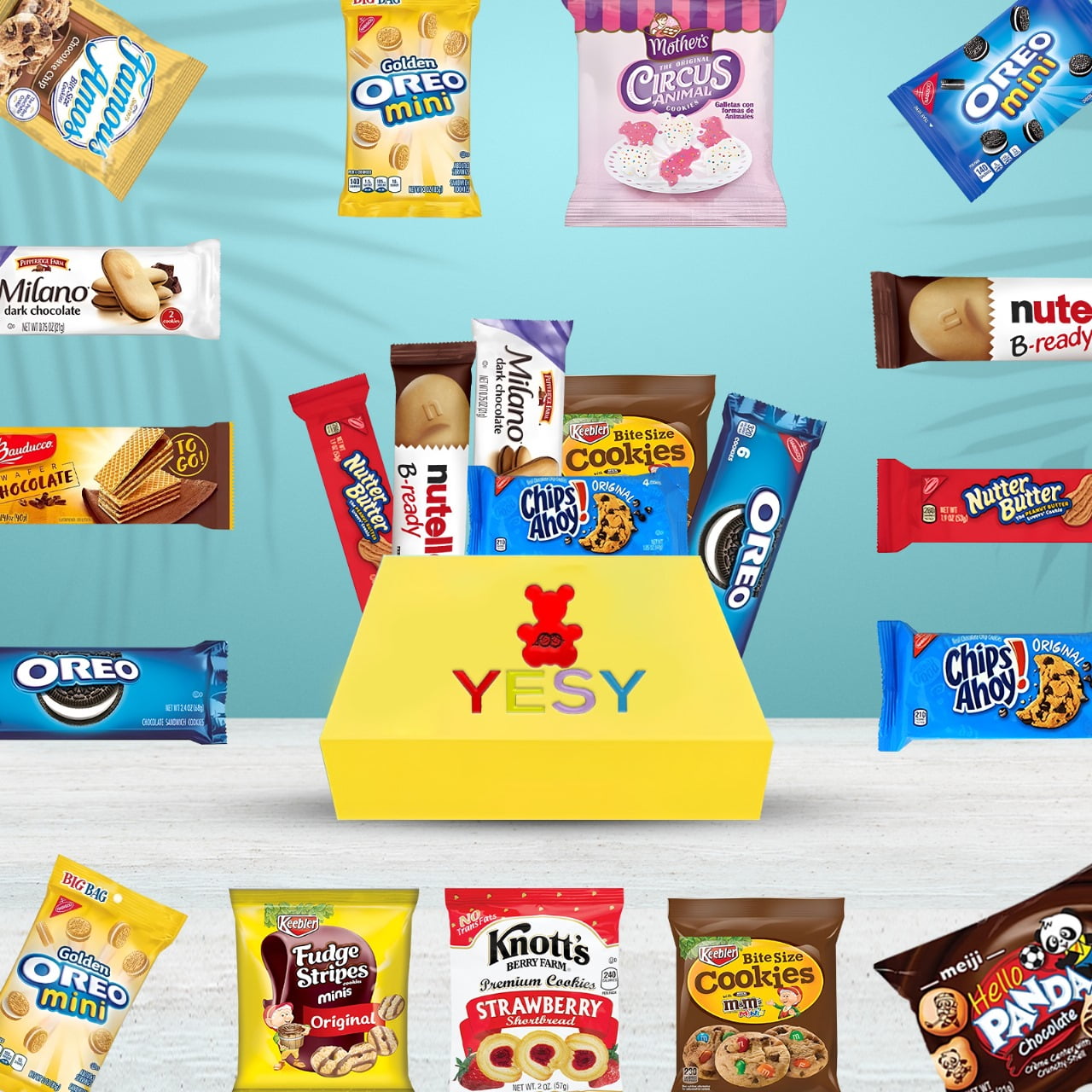 Cookies Variety Pack - Individually Wrapped Assortment, Sampler Bulk Care Package - Cookie Bundle, Office Cookies, 32 Count, Office and Kids Cookies