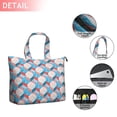 thumbnail image 2 of Blue Red Checkered Pattern Travel Tote Bags for Women Carry On,Large Weekender Bags for Women Travel,Multi Functional Duffle Bag for Work,Shopping,Sports, 2 of 5
