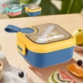 thumbnail image 1 of Vacemry 2Pcs Lunch Box 750ml Leakproof Bento Box With Stainless Steel Compartment, Microwave Safe Food Container For Office Study Work Picnic Meal Prep And Outdoor Dining, 1 of 9
