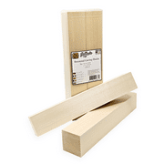 Basswood - Extra Large Carving Blocks - 2" x 2" x 12" (2 Pack)