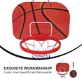 thumbnail image 3 of HONITANO 1 Set Round Rim Basketball Set In Brown For Indoor Play And Training, 3 of 5
