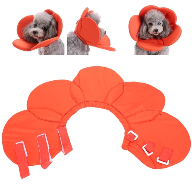 Collar de cono, collar de cono para mascotas, collar protector ajustable para perros, collar de recuperación para gatos, funcionamiento suave Jadeshay A