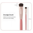 thumbnail image 4 of Pink Makeup Brushes 5 Piece Set Makeup Brushes Portable Storage Eyeshadow Brushes Highlight Brushes Eyebrow Brushes Facial Details Makeup Brush Tools, 4 of 7