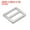 Silver, variant on 1 Inch Tri-Glide Slide Buckles, 10 Pack Metal Webbing Strap Fastener for Backpack Bag Belt, Rose Gold