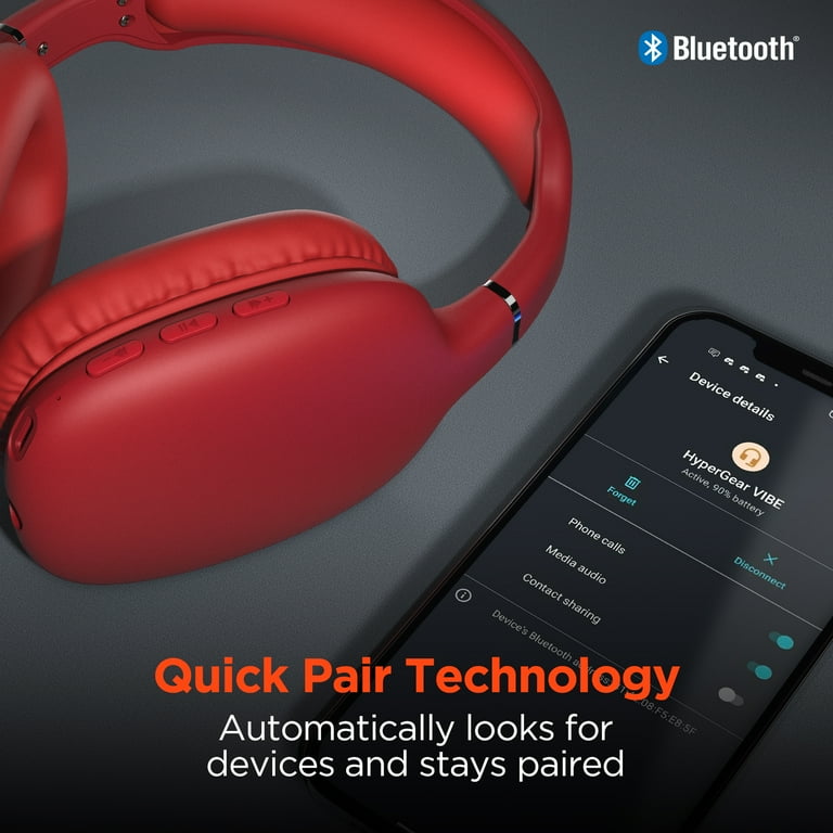 Hypercel HyperGear Bluetooth Headphones with USB-C Charging Hypercel HyperGear Bluetooth Headphones with USB-C Charging