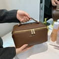 thumbnail image 4 of Bolsa de cosméticos de viaje, bolsa de maquillaje portátil, bolsa de cosméticos de cuero PU para mujer, pequeña bolsa de cosméticos de viaje multifuncional, bolsa de maquillaje para mujer, 4 of 6