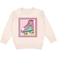 thumbnail image 2 of Inktastic Skating Roller Skate Stamp Toddler Sweatshirt, 2 of 4
