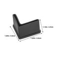 thumbnail image 2 of Raindrops  10pcs Non Slip Bed Frame Corner Protectors L Shaped Furniture Foot Caps, 2 of 8