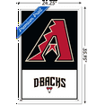 thumbnail image 3 of MLB Arizona Diamondbacks - Logo 22 Wall Poster, 22.375" x 34" Framed, 3 of 5