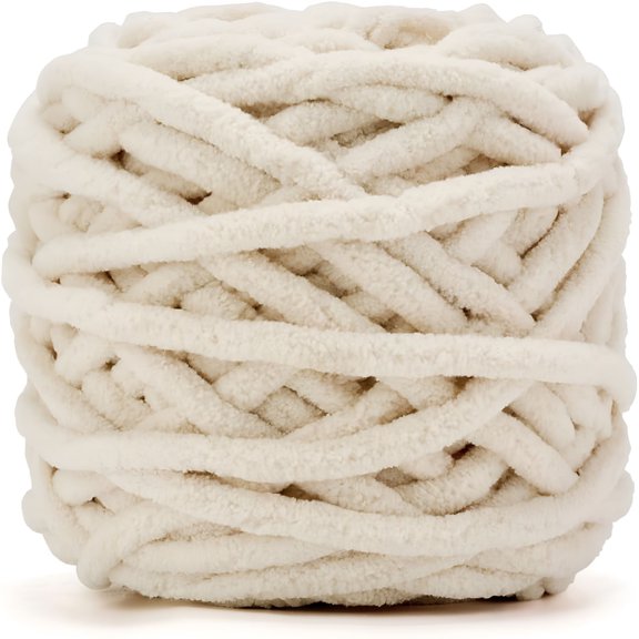 AUQ Blanket Yarn 100g/3.5oz - Chenille Yarn 6 Super Bulky - 72 Yards - Knitting,Crocheting & Crafts Chunky Yarn