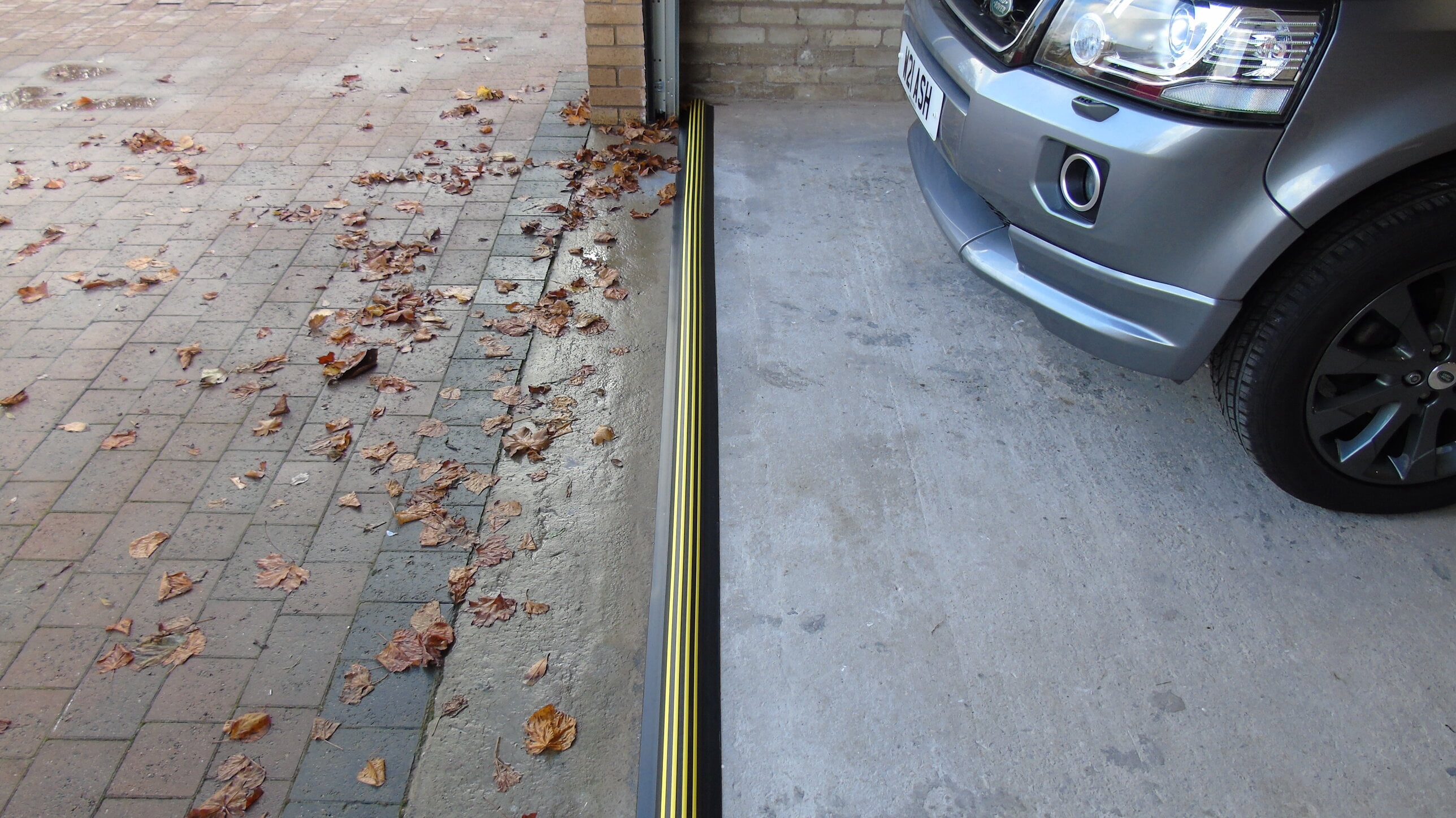 1 ¼” High Garage Door Threshold Seal Kit 8'3" Length | Flexible PVC | Complete Kit Includes 1 Adhesive | GaraDry