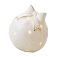 thumbnail image 2 of Adorno navideño, adorno navideño, decoración del hogar, figura de mesa, estatua iluminada para repisa de chimenea, estantería, dormitorio de boda Bola de Navidad, 2 of 8