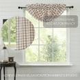 thumbnail image 2 of VHC Brands Annie Buffalo Portabella Check Balloon Valance 15x60, 2 of 7