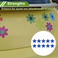thumbnail image 3 of Calcomanía Reflectante de Parachoques Única de Bargains, Estrella de Pentágono Azul, Rejilla de Rombo, Sticker Reflectante para Decoración Personalizada del Cuerpo del Vehículo o Puerta o Ventana, 3 of 7