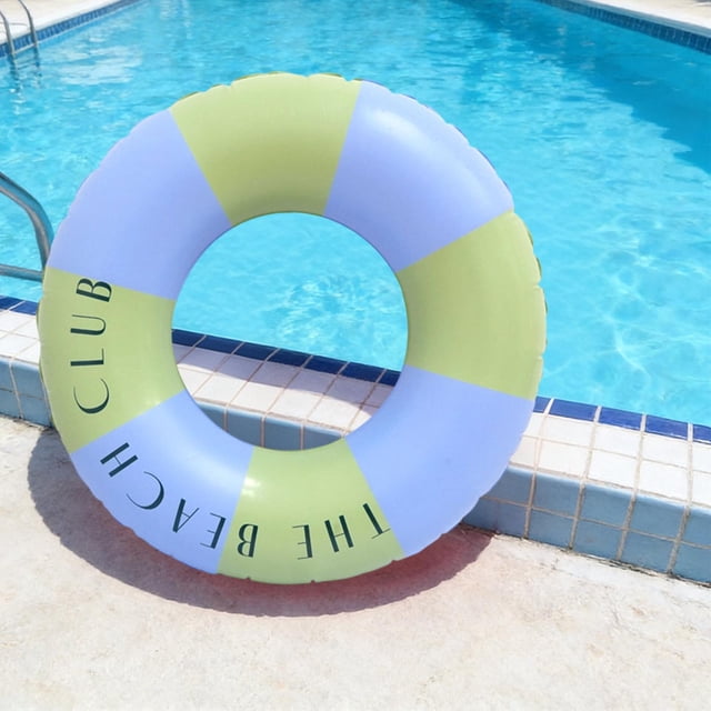 Ethern Swimming Ring Holiday Outdoor River Party Summer Raft Inflatable Pool Floats Blue Green