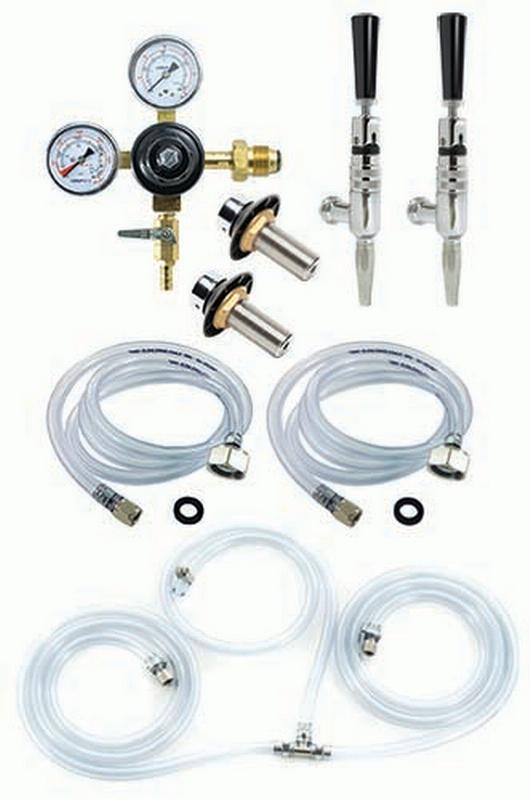 Coffee Dual Tap Kegerator Kit No Fridge