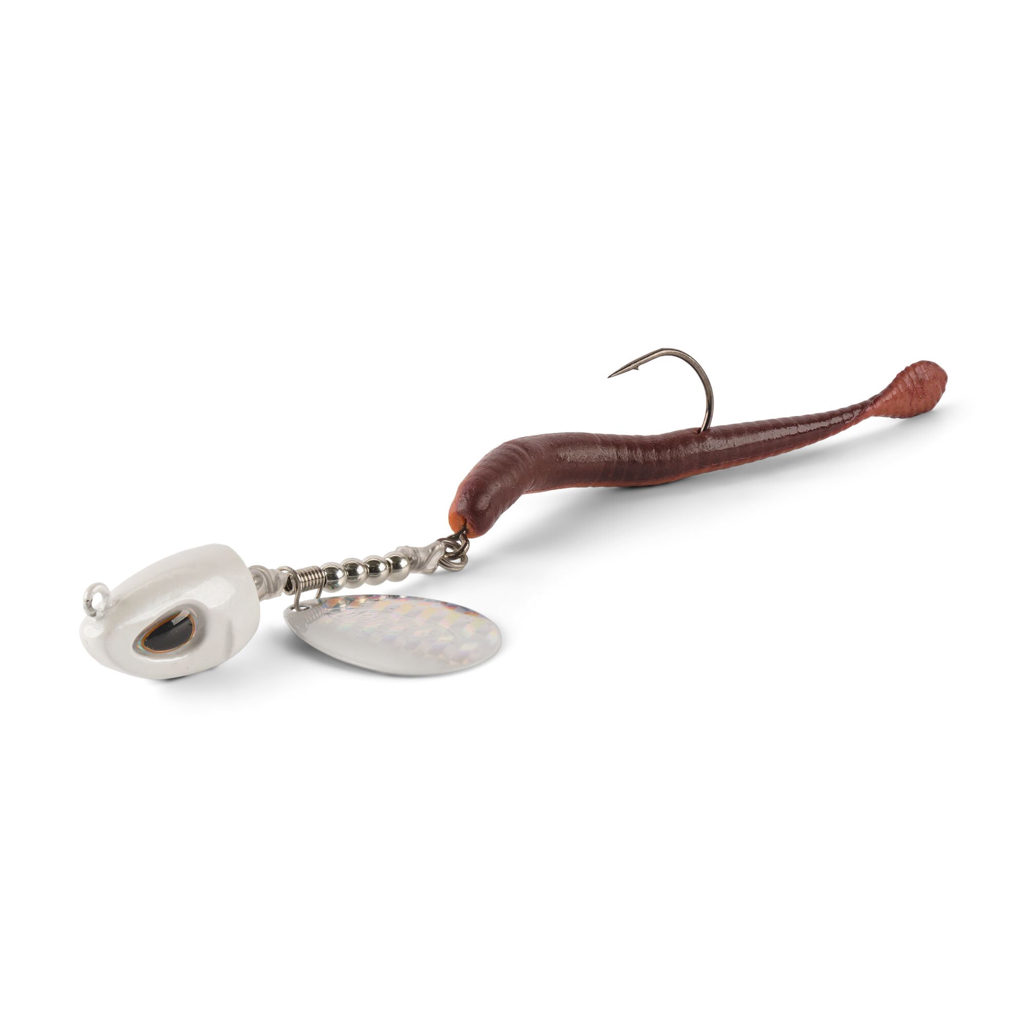 Berkley Bladed Rawler Jig, Crawler Jigs, Pearl White (1 Count)