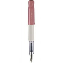 PILOT Kakuno Fountain Pen, White/Pink Barrel, Fine Nib (90122)