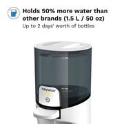 Baby Brezza Instant Baby Bottle Maker with 3 Temperature Settings for Formula Warming, 50oz Tank Capacity, 24/7 Warm Water Dispenser, Electric Kettle Alternative
