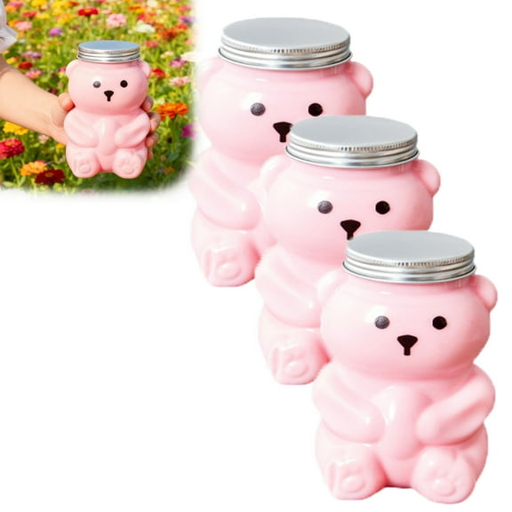 Cute Bear Glass Cup, New Teddy Bear Glass Cup with Lid, Kawaii Bears Shaped Cocktail & Coffee Mugs, Bears Straw Cups for Smoothie, Beer, Juice, Home Bar and Parties