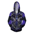 thumbnail image 3 of Sudadera con capucha para hombre de otoño, ropa gótica para hombre, sudaderas con capucha estilo hip hop con cremallera, sudadera con capucha con estampado de monstruo para hombre, ropa Y2k, 3 of 5