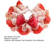 thumbnail image 3 of CBFFDC Pet Neck Circle Bite resistant Pet Collar with Tear resistant Non Fading Lace Trim Bowknot Daily Neck Circle Collocation, 3 of 6