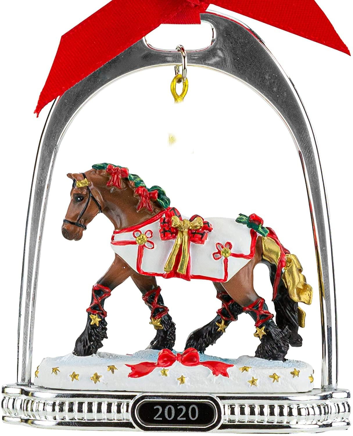 Breyer 2020 Holiday Horse Ornament Stirrup Yuletide Greetings