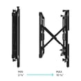 thumbnail image 2 of ONKRON Pop Out Video Wall Mount Solution for 40-70-inch Screens up to 100 lbs, TV Menu Board Mount TV Wall Mount Monitor Wall Mount TV Video Wall System PRO7M, Black, 2 of 8