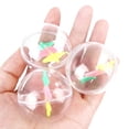 thumbnail image 1 of 3pcs Interactive Cat Toys Ball Transparent Cat Balls Durable for Cats Kitten Pet New Random Color, 1 of 8