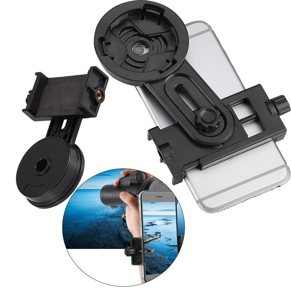 FAGINEY Universal Cell Phone Adapter Holder Mount Microscope Telescope
