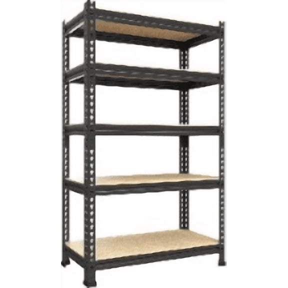 WORKPRO 2180LBS 5-Tier Storage Shelf, 28"W x 12"D x 60"H, Heavy-Duty Adjustable Garage Shelving Unit for Garage, Home, Pantry, Black