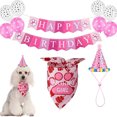 thumbnail image 1 of Kit de globos de decoración de cumpleaños para perros, 21 piezas, 1 of 2
