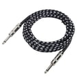 thumbnail image 2 of Cable de audio para guitarra JORINDO de 6,35 mm, 1/4 pulg., calibre 22 AWG, para amplificador de instrumentos musicales, 3 m/9,8 pies JD6206, 2 of 12