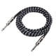 thumbnail image 4 of JORINDO Cable de audio para guitarra 6,35 mm 1/4 pulg. 22 AWG Cable para amplificador de instrumentos musicales 3 m / 9,8 pies JD6206, 4 of 5
