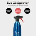 thumbnail image 3 of Evo 18/8 Stainless Steel Oil Sprayer, Non-Aerosol For Olive Oil, Cooking Oils And Vinegars, Blue, 16-Ounce Capacity, For Grilling, Roasting, Air Frying, Baking And Salad Prep, 3 of 8