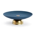 thumbnail image 1 of Ceramic Fruit Bowl, 8.98-Inch Large Decorative Bowls, Gold Base, Fruit Bowl for Kitchen Counter, Bread and Fruit Trays,Salad or Dessert Display Trays for Parties, 1 of 7