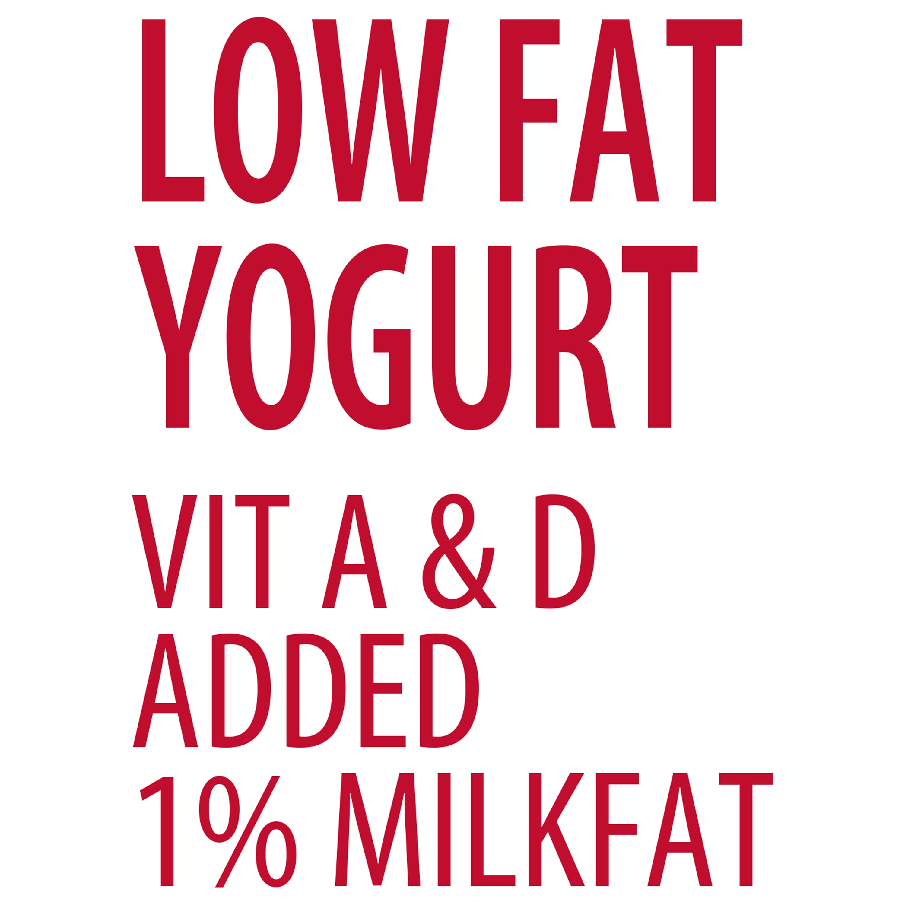 Great Value Original Strawberry Banana Low-fat Yogurt, 32 oz