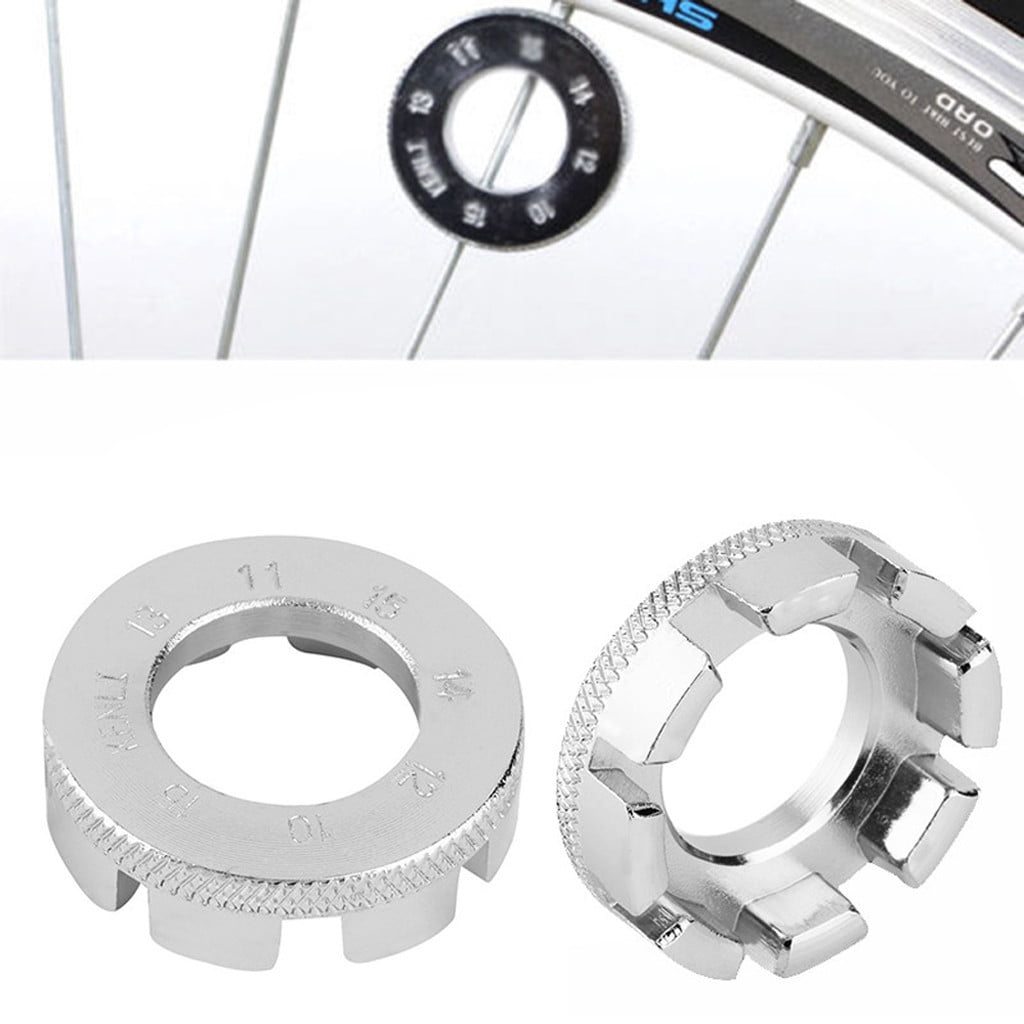 2X 8 Way Spoke Nipple Key Bike Wheel Rim Spanner Wrench Bicycle Repair Tool 