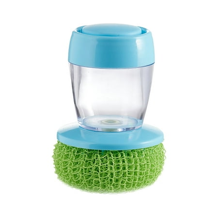 

Decontamination Cleaning Brush With Pressure Function Kitchen Brush With Integrated Dispenser Holder Brush(Cleaning Brush)