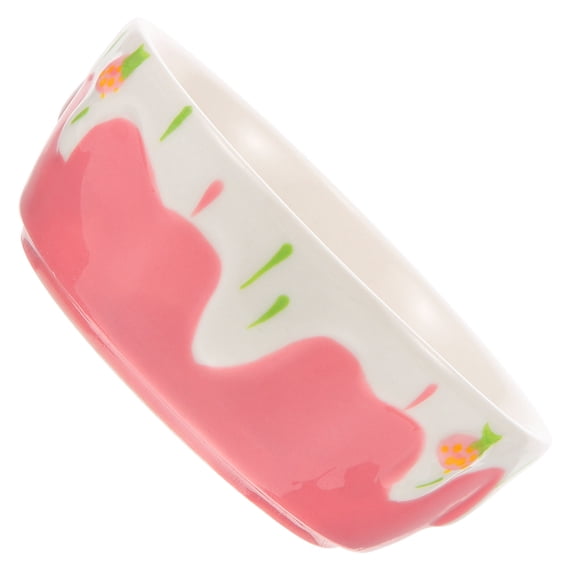 BESTYASH Ceramic Small Animal Food Bowl for Hamsters, Rats, Guinea Pigs - Pet Feeding Dish