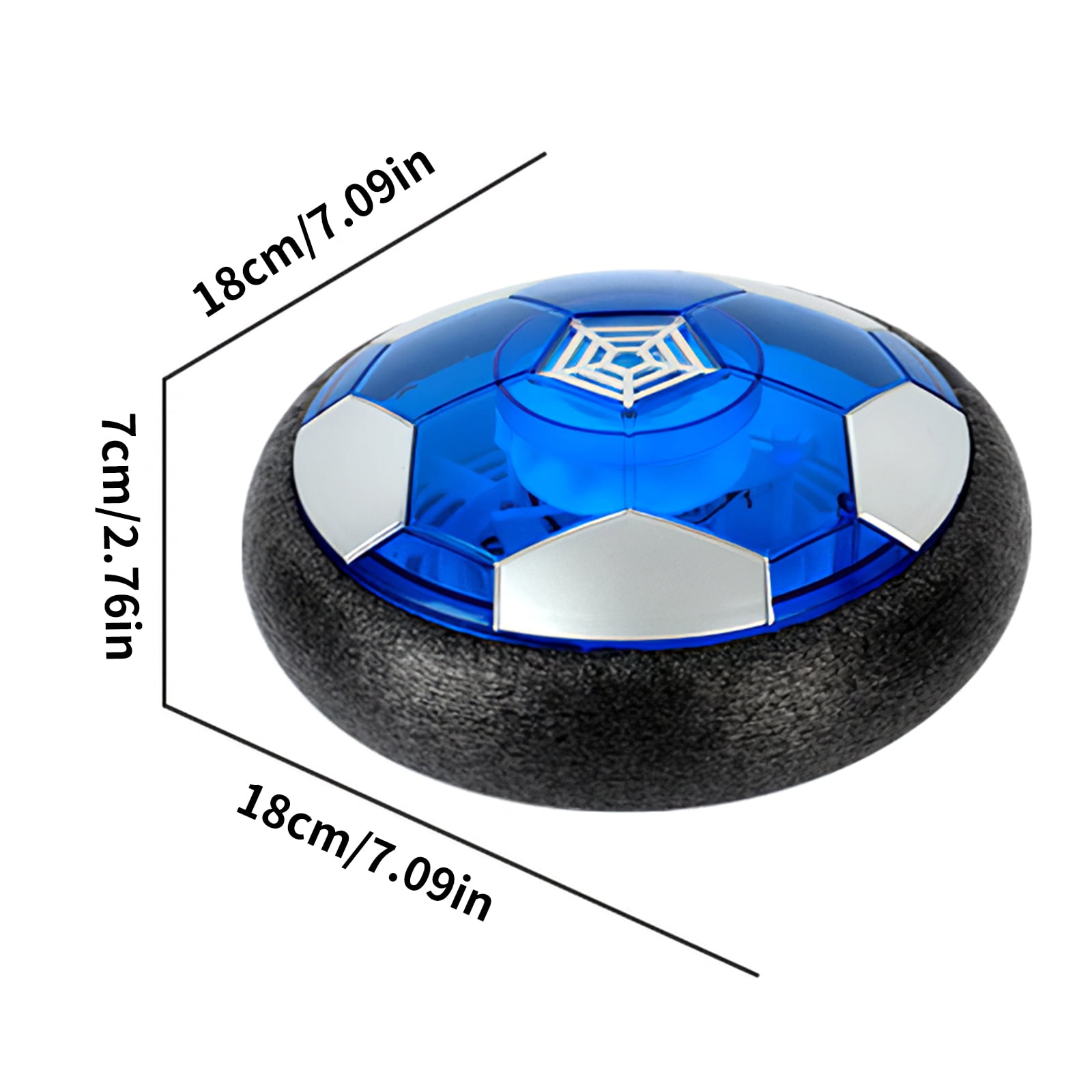 Hover Football Air Power Floating Football Rechargeable Soccer Toy with  Colorful LED Light for Children Kids aged 7-14 years old 