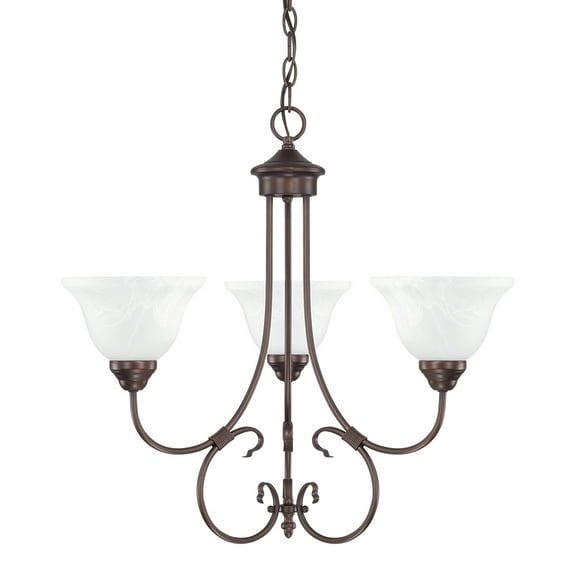 Capital Lighting 3223-220 Hometown 3 Light 24" Wide Chandelier - Bronze