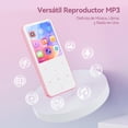 thumbnail image 4 of Reproductor MP3 AGPTEK M3 64GB Bluetooth 2.4" Rosa, 4 of 8