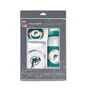 Baby Fanatic Gift Set (Bib, Pacifier And Bottle) - Miami Dolphins Miami Dolphins BFFBMIAGS