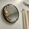 thumbnail image 3 of Zeckos Bronze Octopus Wall Mirror – 20-inch Decorative Accent for Nautical Home Decor - Bronze, 3 of 8