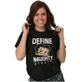 thumbnail image 4 of Betty Boop Christmas Define Naughty Women's Graphic T Shirt Tees Brisco Brands X, 4 of 5