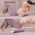 thumbnail image 6 of Foam axis mace yoga roller back muscle fascia relaxation massager calf shaping roller, 6 of 10