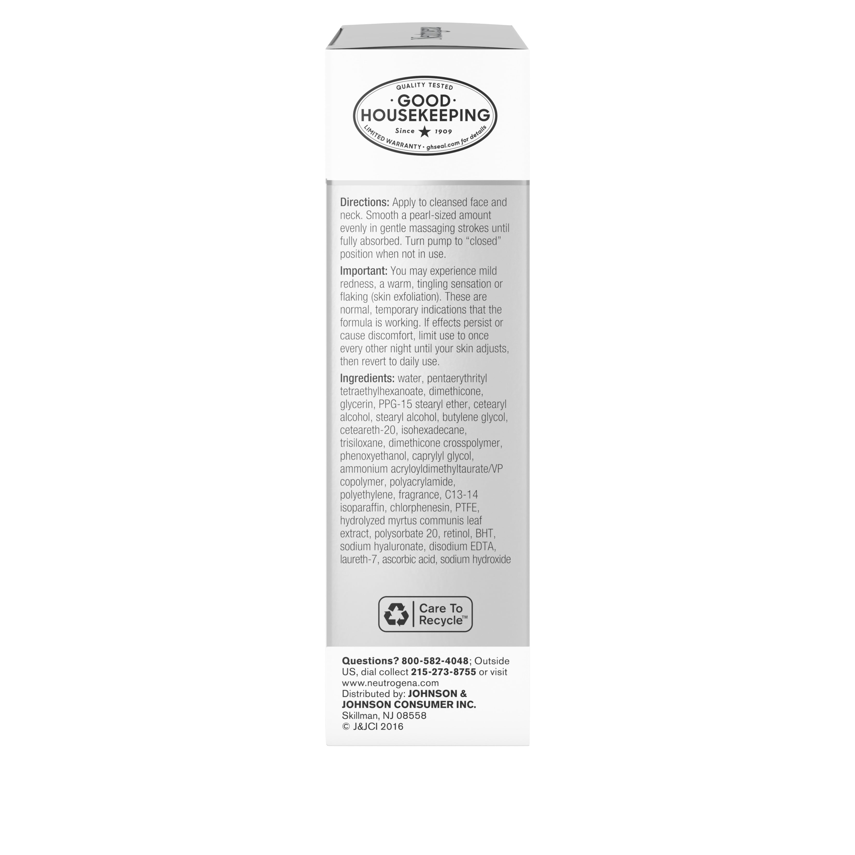 Neutrogena Rapid Wrinkle Repair Moisturizer Night - 1 oz -2 Pack